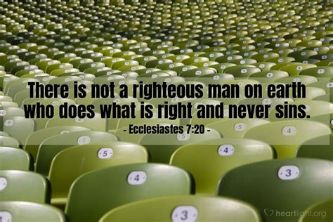 Ecclesiastes 7:20 — Today's Verse for Saturday, July 20, 2024.